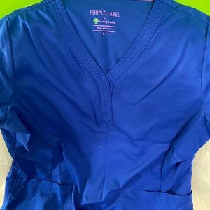 Healing Hands size large scrub top